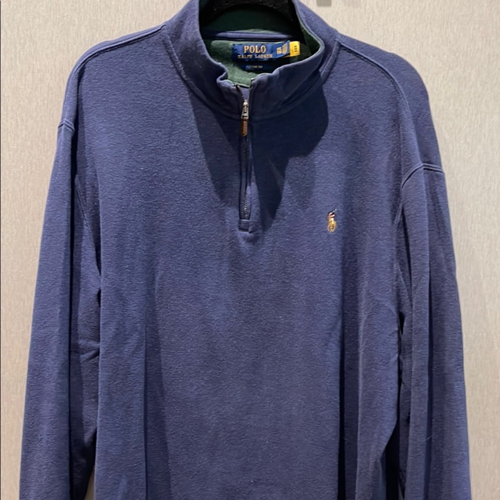 Polo Ralph Lauren Navy Quarter-Zip Pullover